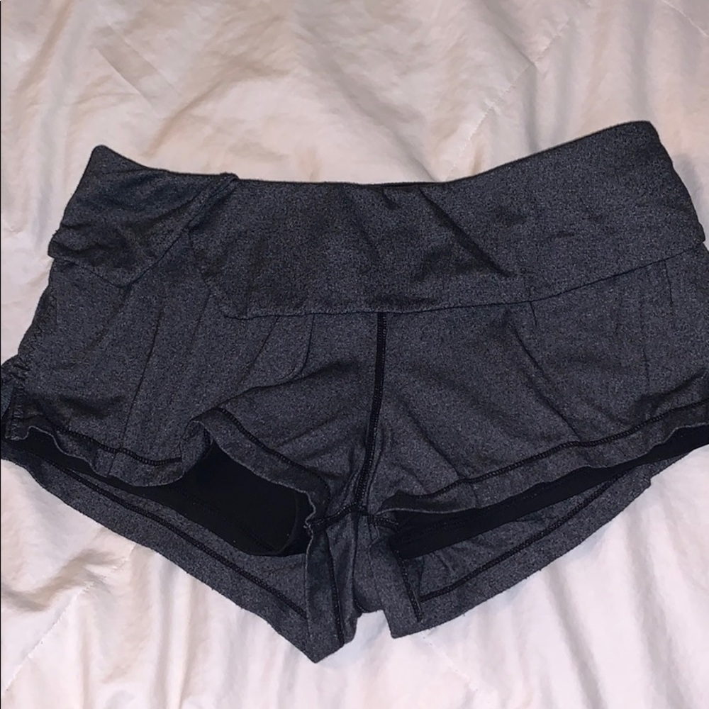 Lululemon shorts with spandex lining